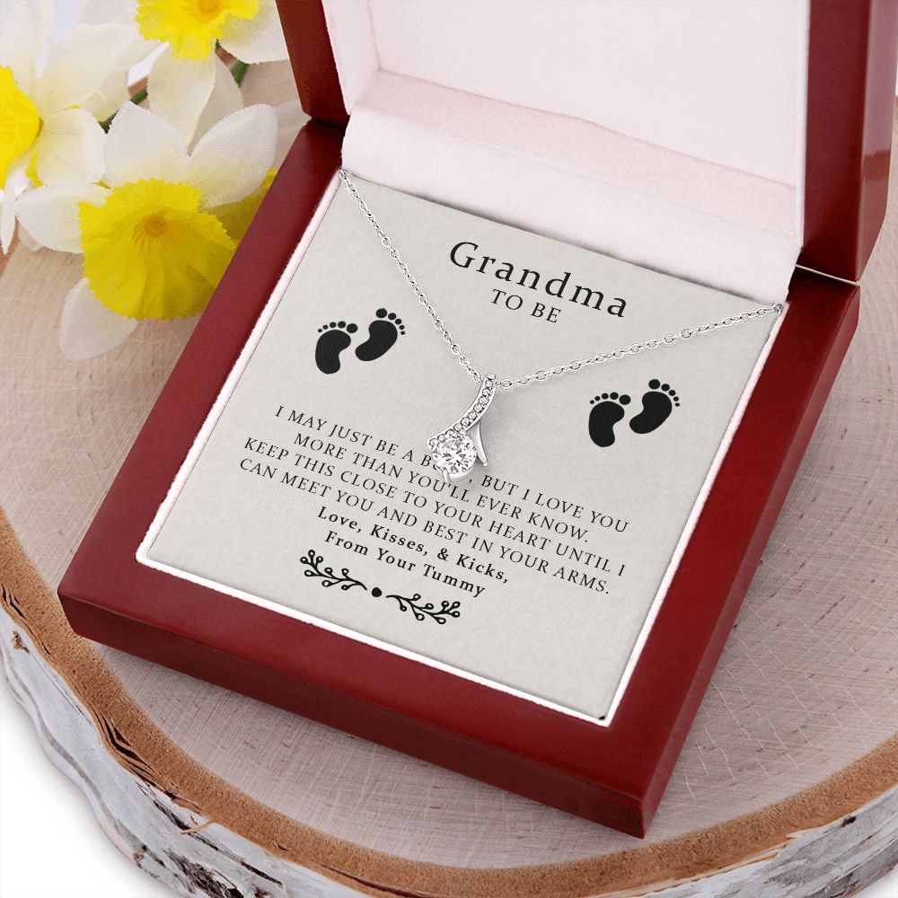 Baby Necklace Baby Gift, Necklaces For Women, Baby Shower Gifts for Grandma to Be Gifts, Baby Essentials, Baby Announcement, New Grandma Gifts First Time