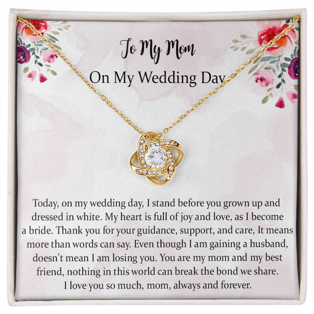 Mother Of The Bride Gift From Daughter, Mother Of The Bride Necklace From Bride, Wedding Gift For Mom