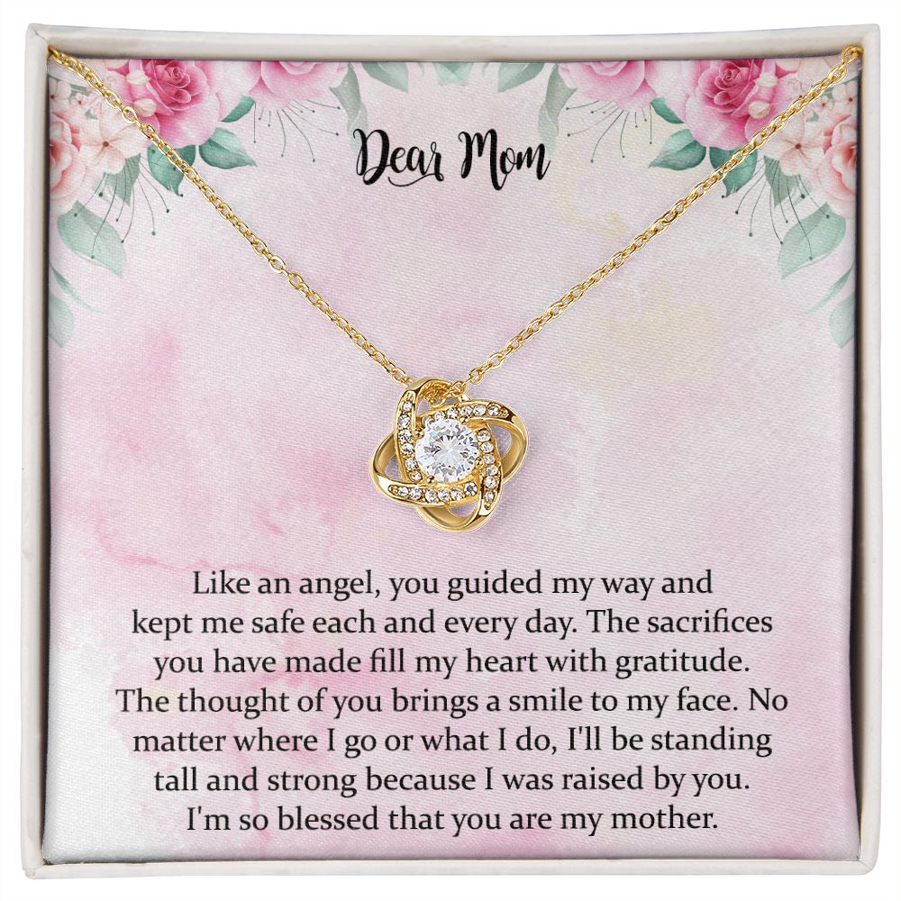 Mom Christmas Love Knot Necklace Gift From Daughter Gift For Mom From Son Daughter