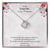 Meaningful 75th Birthday Jewelry for Mom, Gifts for Mom 75th Birthday, Traditional 75th Birthday Gifts for Mom Turning 75 Love Knot Necklace