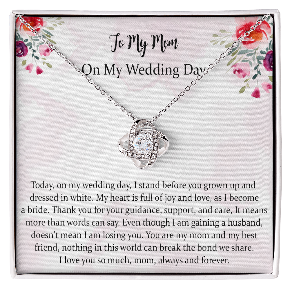 Mother Of The Bride Gift From Daughter, Mother Of The Bride Necklace From Bride, Wedding Gift For Mom