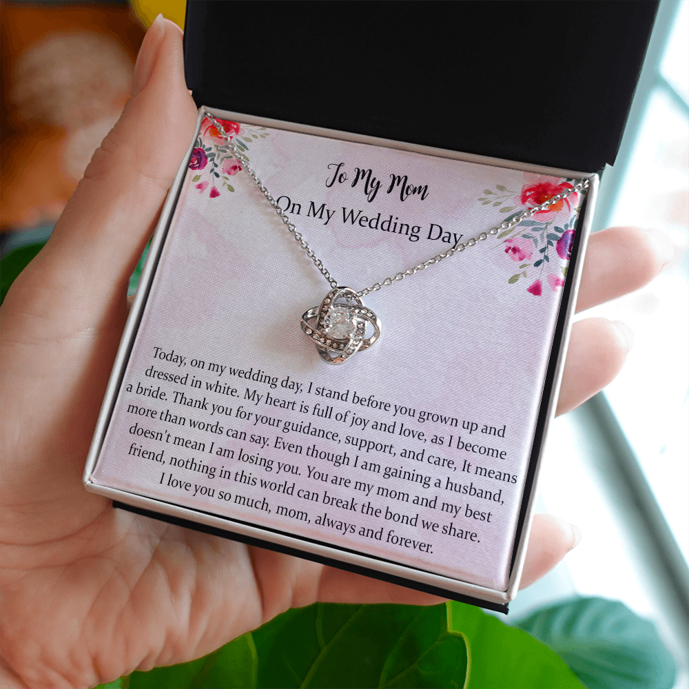 Mother Of The Bride Gift From Daughter, Mother Of The Bride Necklace From Bride, Wedding Gift For Mom