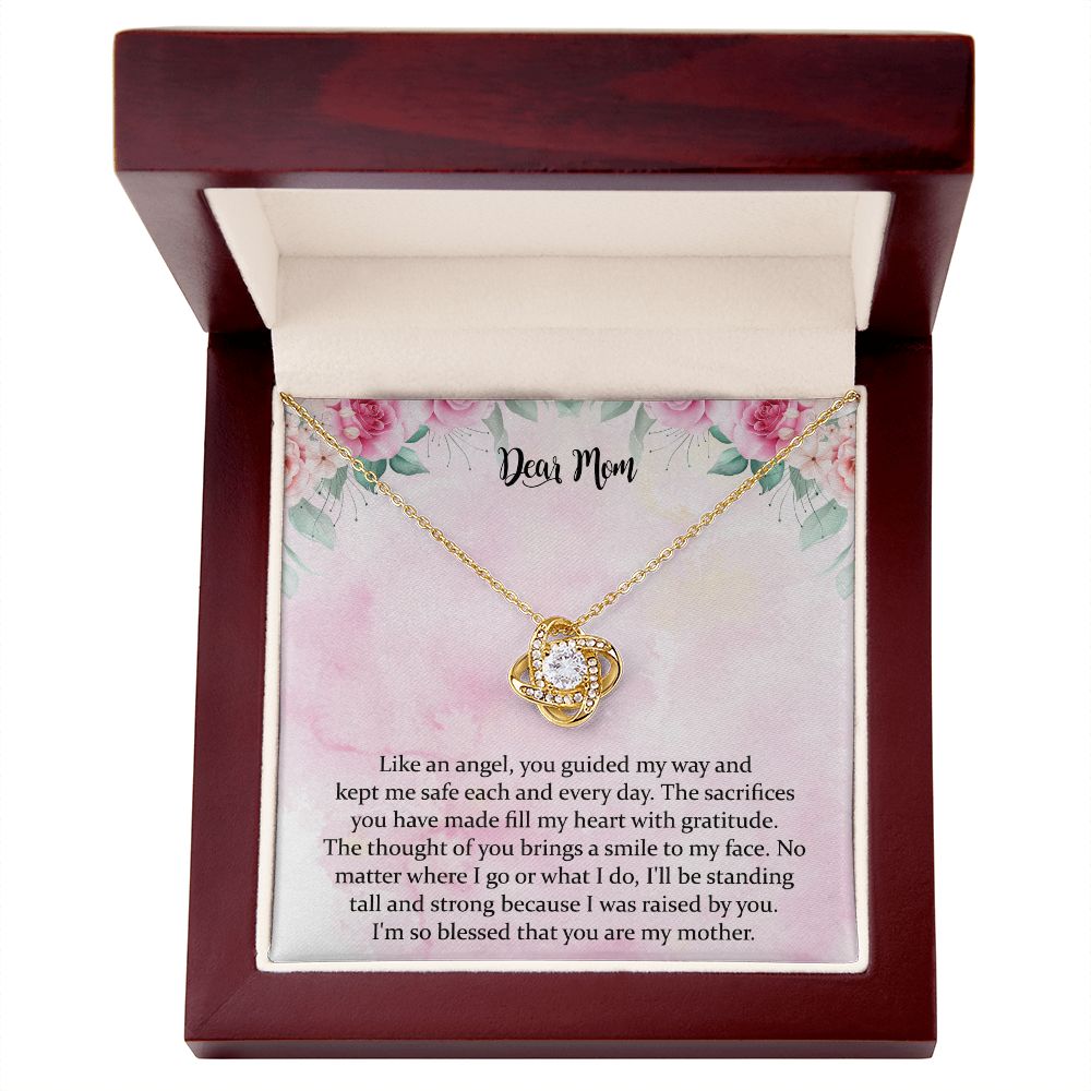 Mom Christmas Love Knot Necklace Gift From Daughter Gift For Mom From Son Daughter