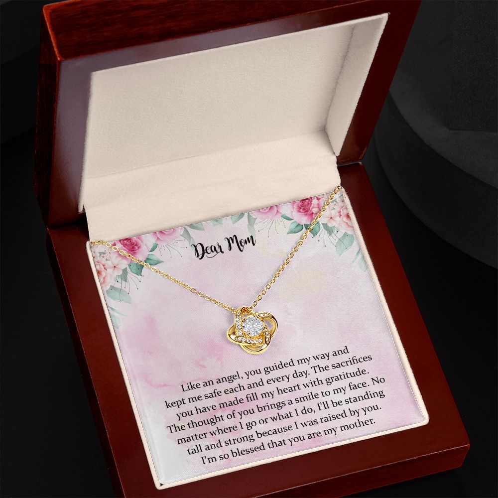 Mom Christmas Love Knot Necklace Gift From Daughter Gift For Mom From Son Daughter