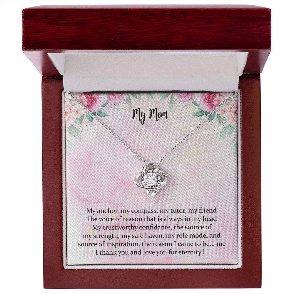 Birthday Gifts for Mom Birthday Gift, Personalized Mom Love Knot Necklace Gifts Birthday