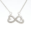 To My Bonus Mom Heart-shaped Infinity Necklace, Mother Gift For Valentine's, Birthday, Anniversary