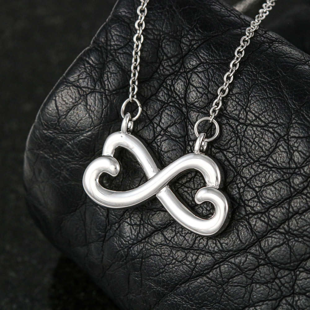 Remember Whose Daughter You Are & Straighten Your Crown! Infinity Necklace