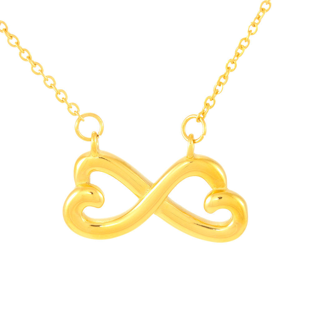 Remember Whose Daughter You Are & Straighten Your Crown! Infinity Necklace