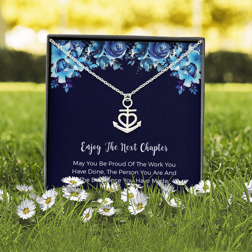 Necklace Gifts For Women, New Job, Promotion, Service Appreciation, Retirement Gift For Her, New Beginnings