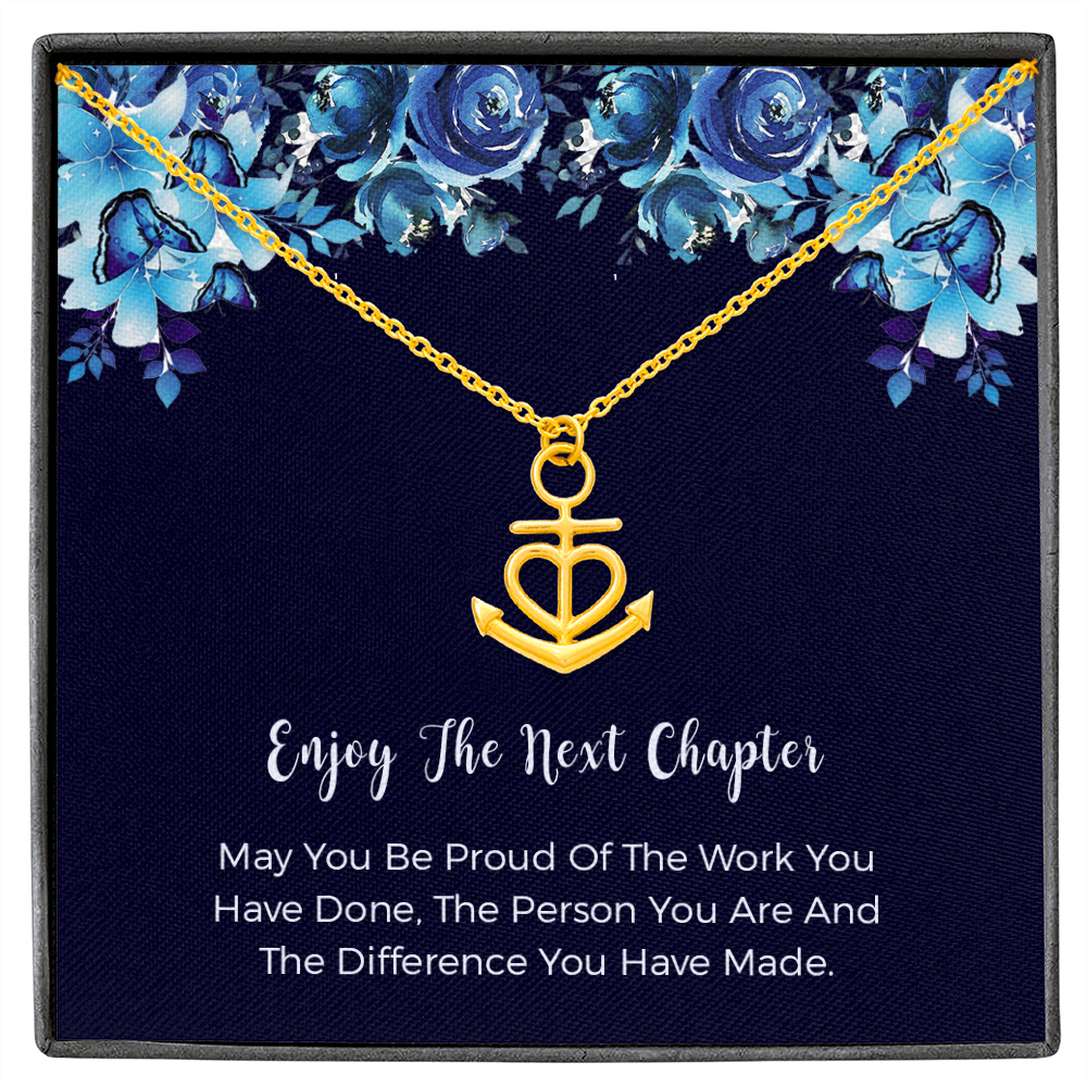 Necklace Gifts For Women, New Job, Promotion, Service Appreciation, Retirement Gift For Her, New Beginnings