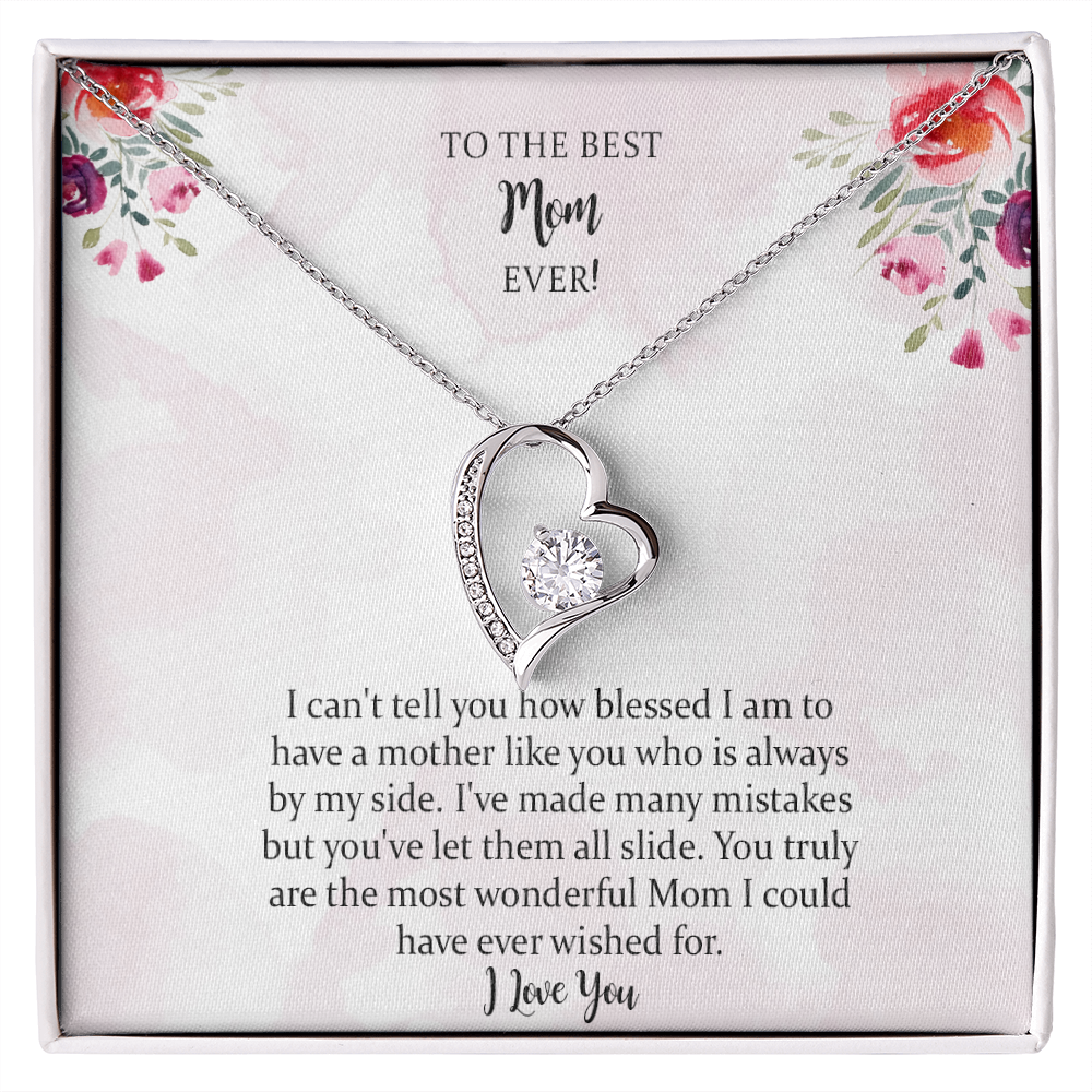 Birthday Gift For Mom, Mother's Day Necklace Gift, Jewelry For Mom, Message Necklace For Mom