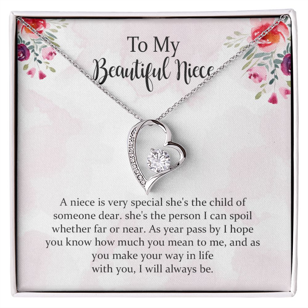 Forever Love Necklace Gift For Niece From Aunt