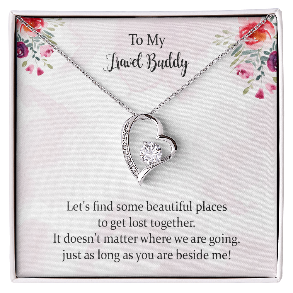 Traveler Gift For Forever Love Necklace Soul Sister Adventure Gift Long Distance Gift