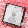 Forever Love Necklace Gift For Mom Thank You For Being My Mom, Mother Gift For Valentine's, Birthday, Anniversary