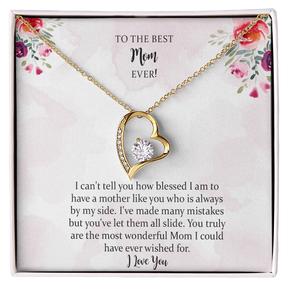 Birthday Gift For Mom, Mother's Day Necklace Gift, Jewelry For Mom, Message Necklace For Mom