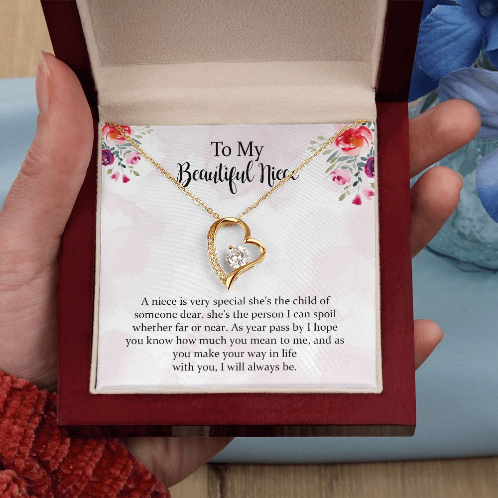 Forever Love Necklace Gift For Niece From Aunt
