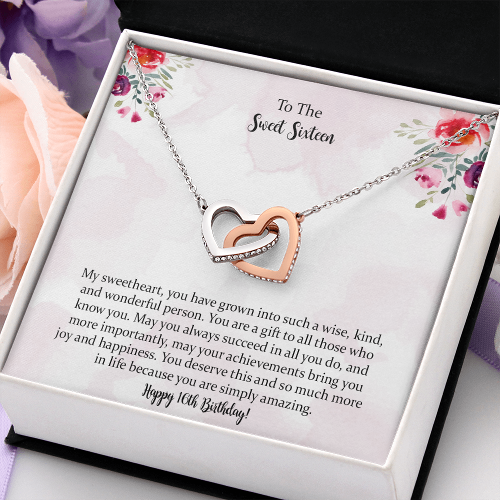 Sweet Sixteen Necklace, Sweet 16 Birthday Gift, Sweet 16 Necklace, Gift For 16th Birthday, Gift For 16-year-old Girl