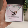 Best Friend Distance Necklace Gifts, Best Friend Birthday Gift - To My Best Friend Hearts Necklace