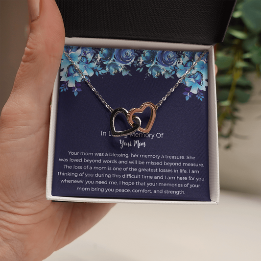 Loss of Mother Gift, Grief Gift, Sympathy Gift, Mom Remembrance Necklace, Mother Memorial Gift, Bereavement Keepsake