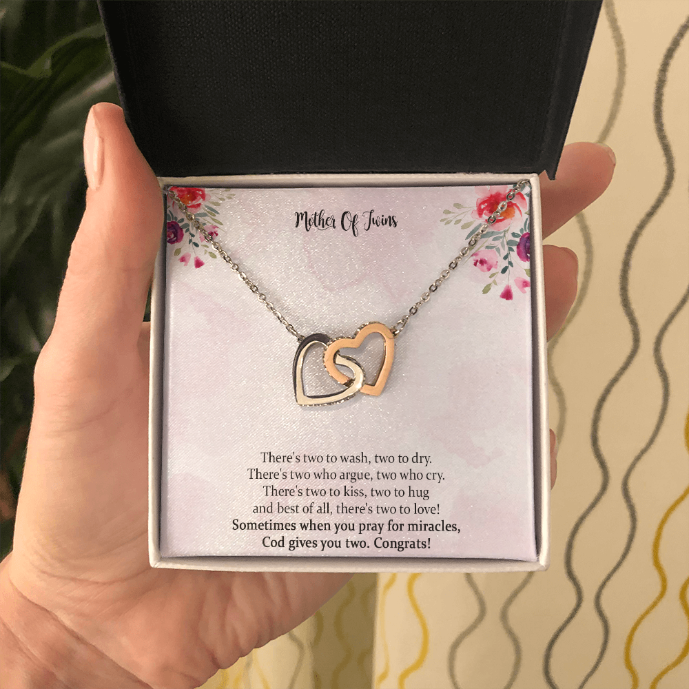 Mom Of Twins Gift, Jewelry For Mother Of Twins, Parents of Twins, Best Gift For New Mom of Twins, Birthday Gift For Mom of Twins Necklace