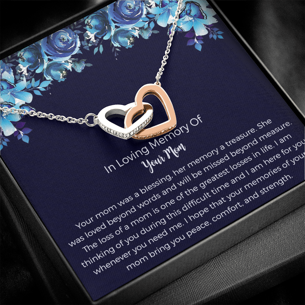 Loss of Mother Gift, Grief Gift, Sympathy Gift, Mom Remembrance Necklace, Mother Memorial Gift, Bereavement Keepsake