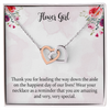 Flower Girl Interlocking Heart Necklace, Toddler Gift, Little Girl Gifts, Custom Flower Girl Gift, Flower Girl Proposal