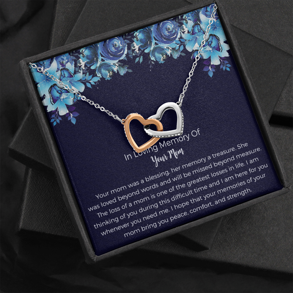 Loss of Mother Gift, Grief Gift, Sympathy Gift, Mom Remembrance Necklace, Mother Memorial Gift, Bereavement Keepsake