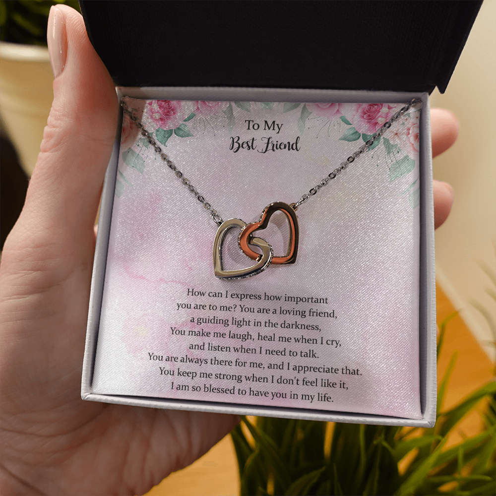 To My Best Friend, Appreciation Necklace Gift, Thank You Gift, Gratitude Gift, Bestie Gift