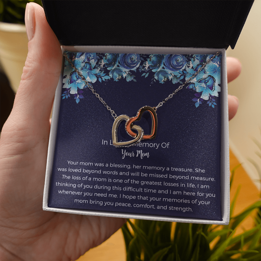 Loss of Mother Gift, Grief Gift, Sympathy Gift, Mom Remembrance Necklace, Mother Memorial Gift, Bereavement Keepsake