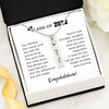 To My Daughter, Graduation Birthstone Name Necklace Gifts For Her. You Believed You Could
