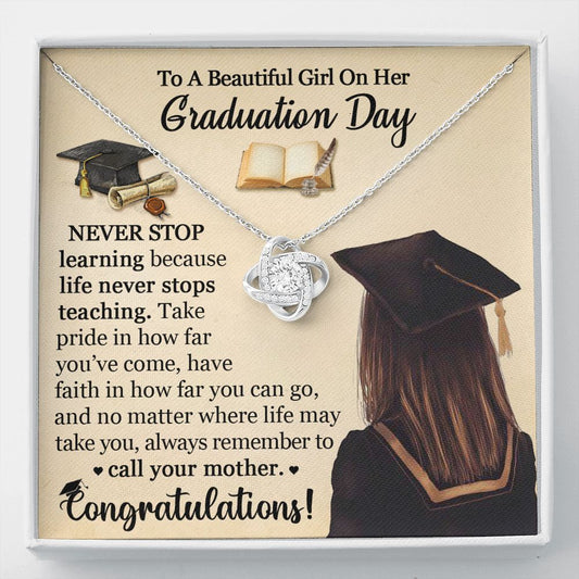 Graduation Gift Necklace for Girls, Graduation Gift for Her, College Graduation Gift for Daughter, High School, Senior Graduation, Class of 2022