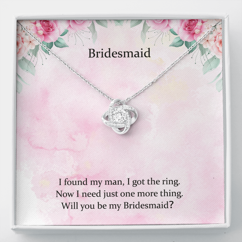 Will You Be My Bridesmaid Gift Bridesmaid Jewelry Gift Bridal Shower Gift For Bridesmaid Proposal Gift Custom Bridesmaid Necklace Gift Card