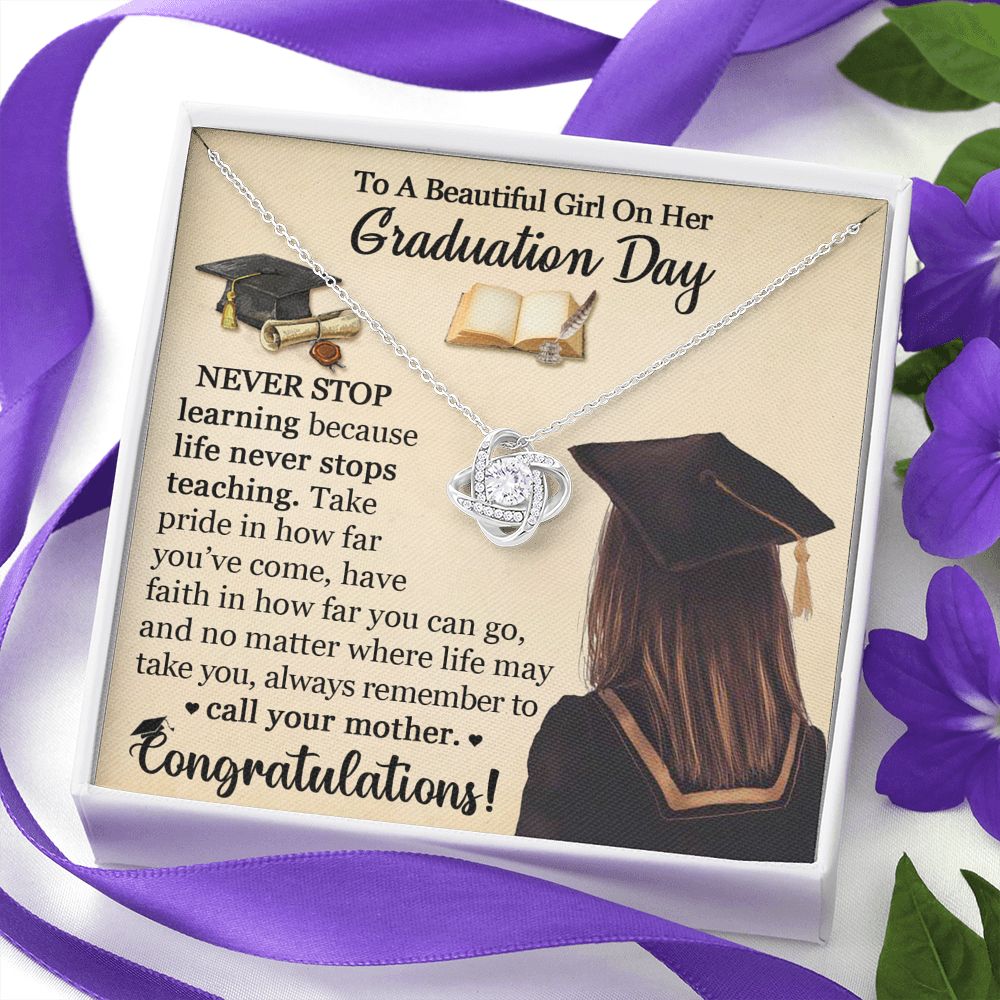 Graduation Gift Necklace for Girls, Graduation Gift for Her, College Graduation Gift for Daughter, High School, Senior Graduation, Class of 2022