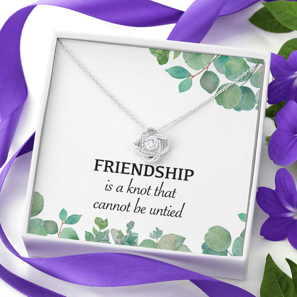 Friendship Is A Knot That Cannot Be Untied Necklace Gift For Friends