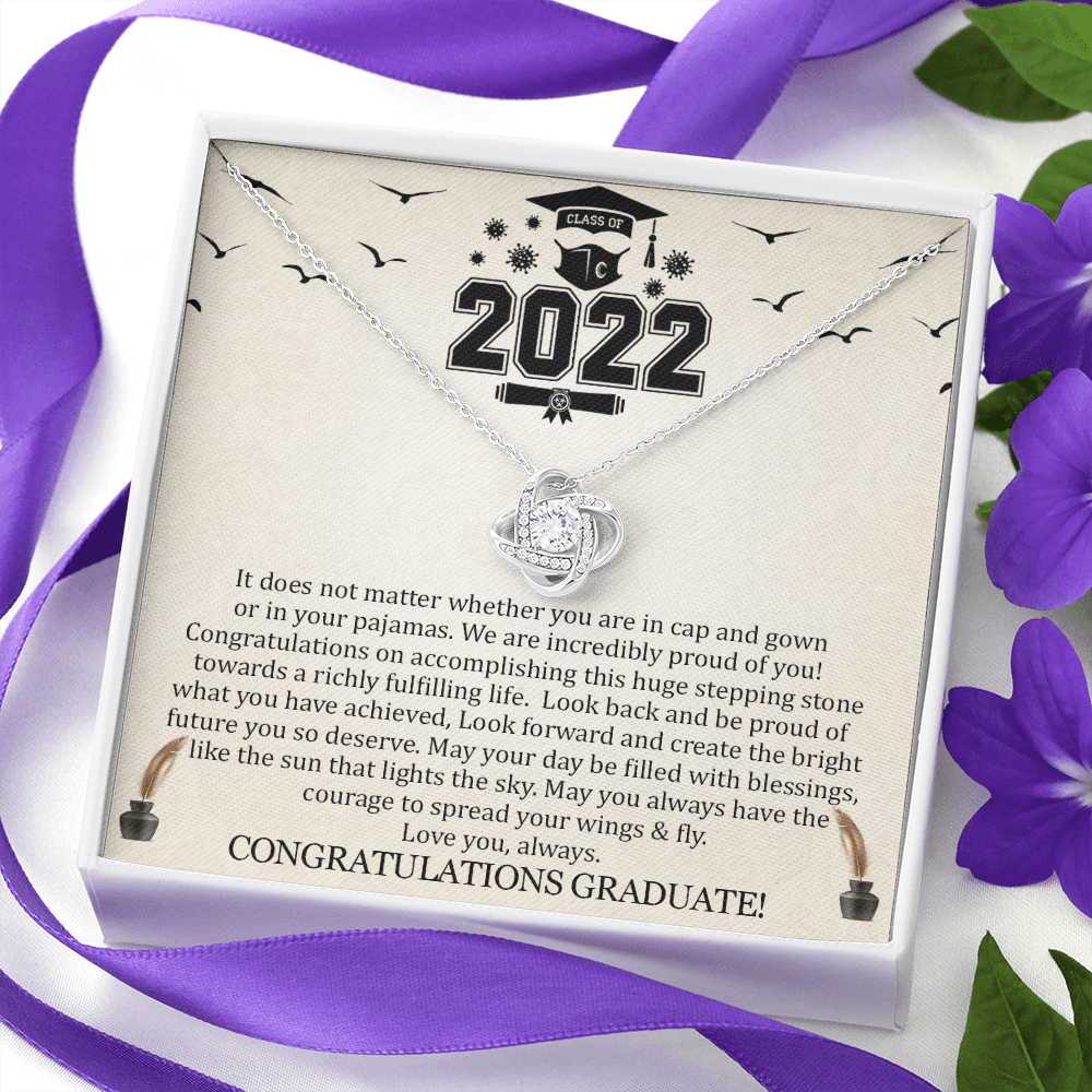 Class Of 2022 Graduation Necklace Gift For Daughter, Senior 2022 Graduation Gift