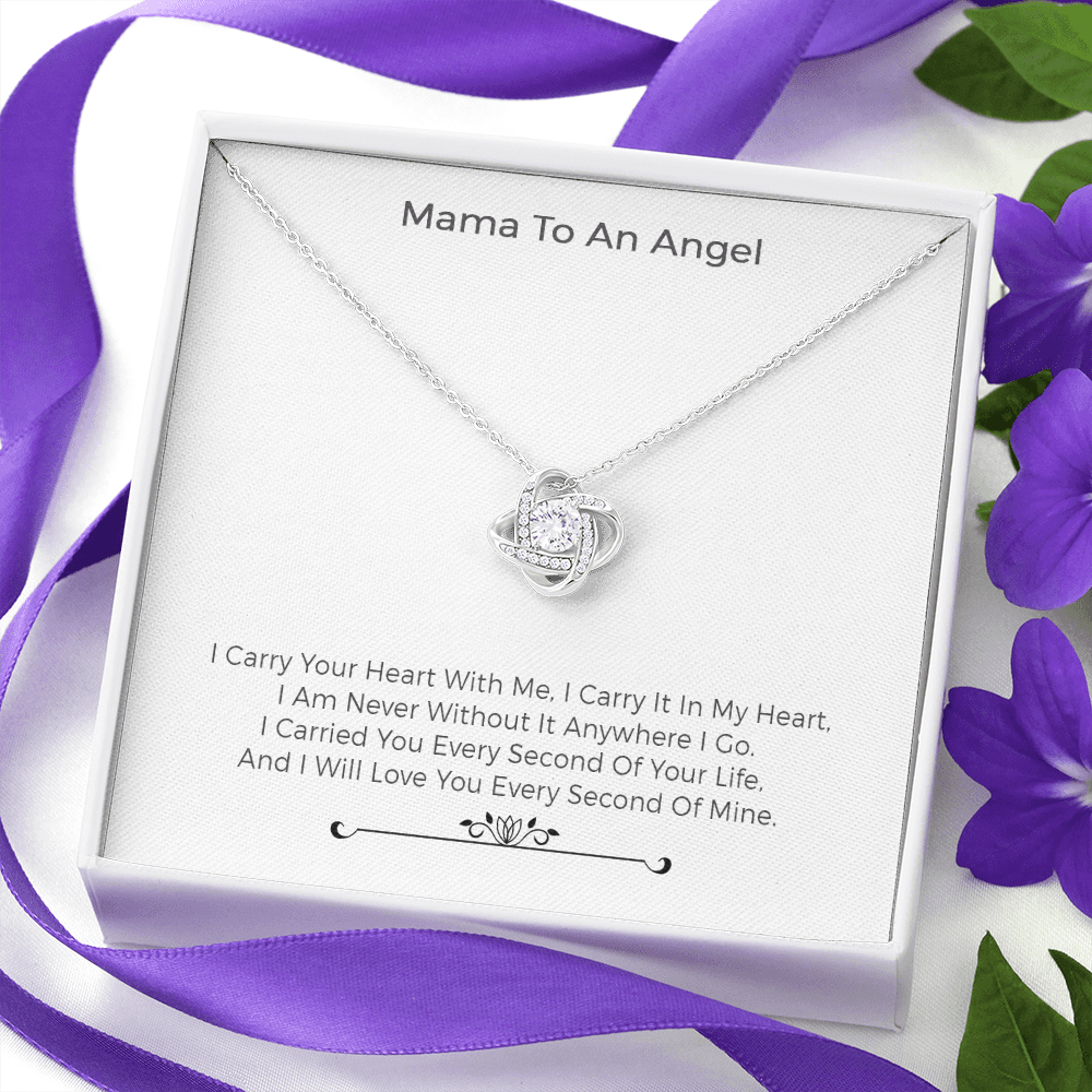 Mom Necklace, Mama To An Angel Necklace, Miscarriage Gift, Miscarriage Keepsake, Pregnancy Loss