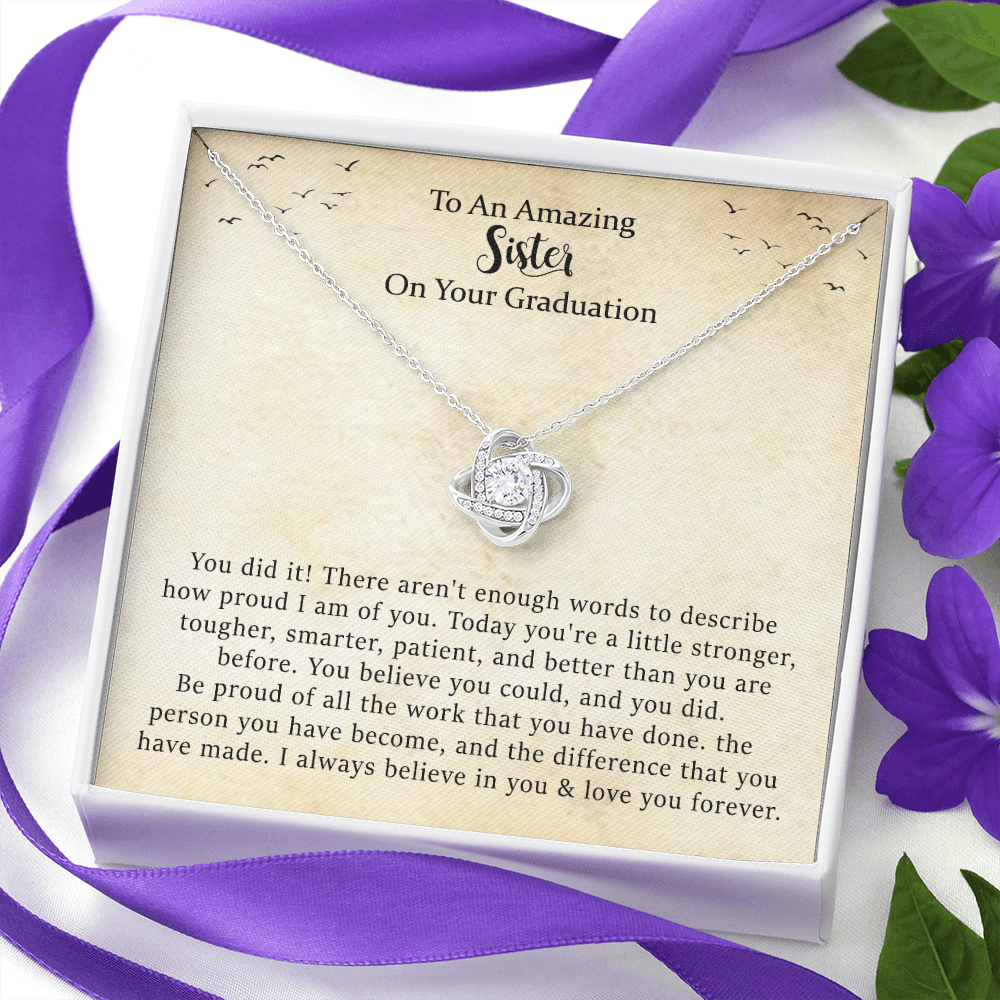 Sentimental Gift For Sister, Meaningful Present For Sister On Graduation, College Graduation Gift For Sister, Graduation High School Gift