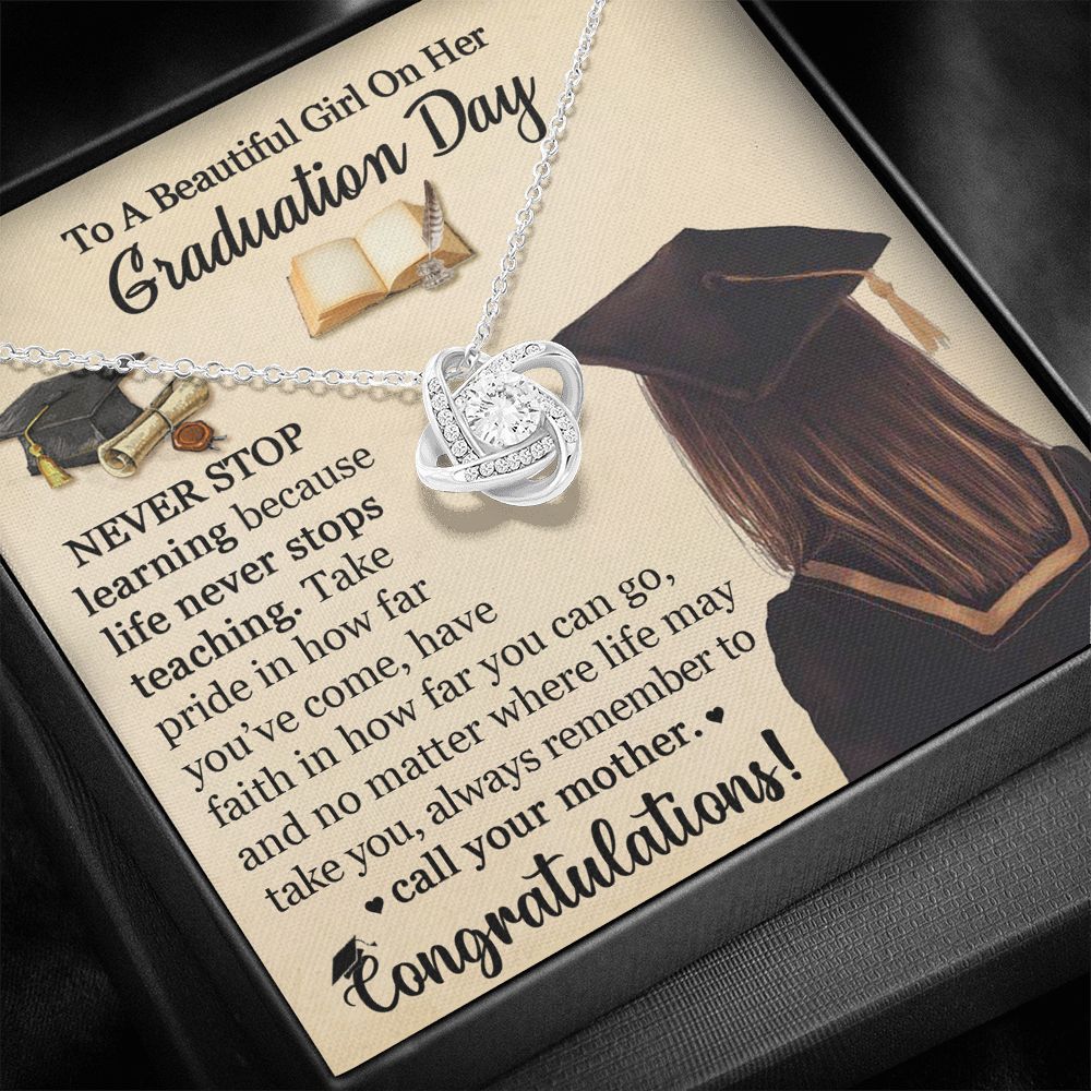 Graduation Gift Necklace for Girls, Graduation Gift for Her, College Graduation Gift for Daughter, High School, Senior Graduation, Class of 2022