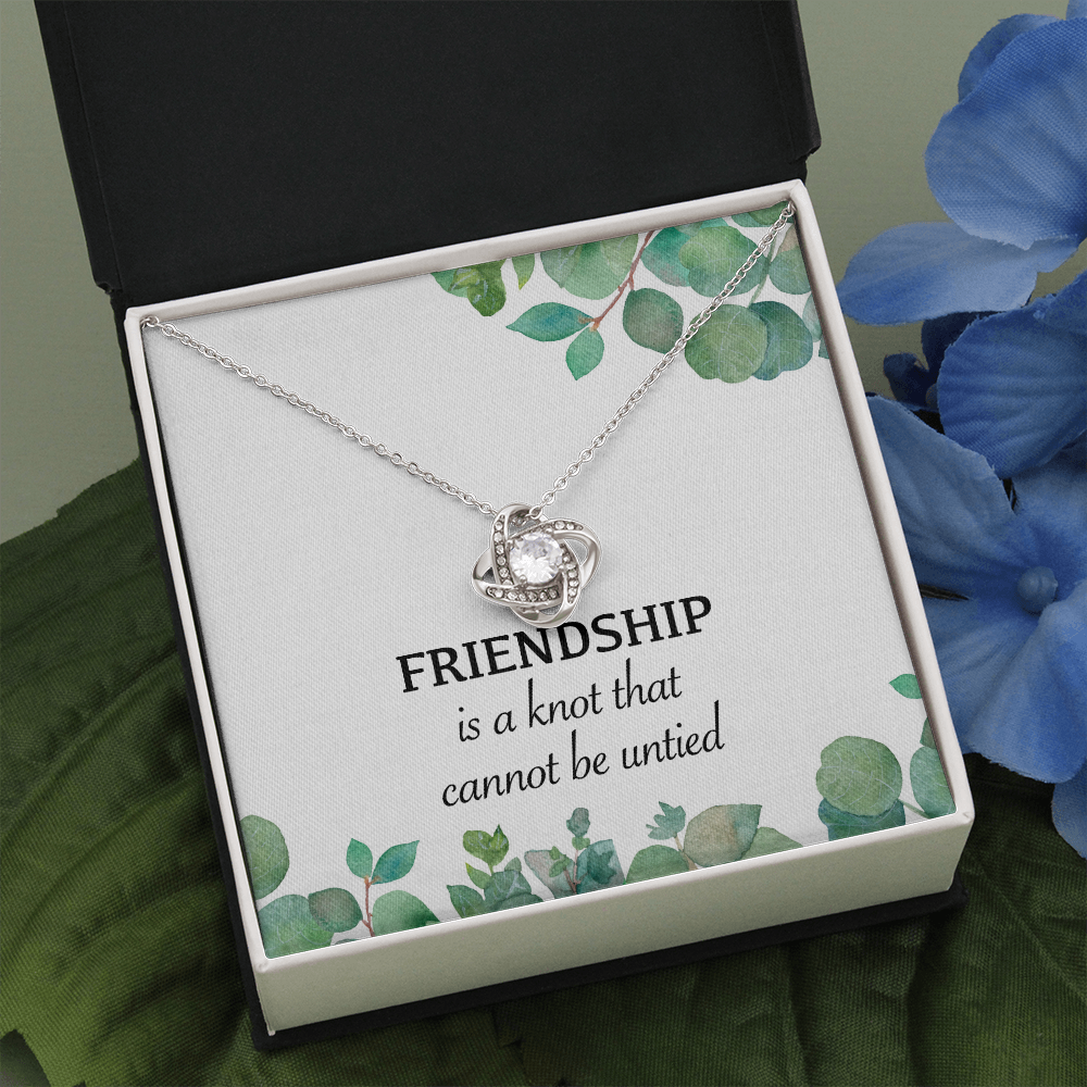Friendship Is A Knot That Cannot Be Untied Necklace Gift For Friends