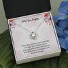 Mom Gift From Daughter Perfect Love Knot Necklace Gifts For Mom From Daughter Gifts For Mom From Daughter Mother's Day