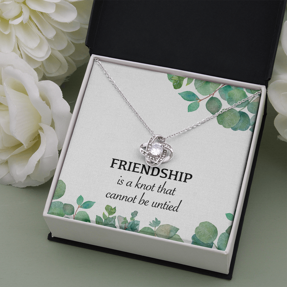 Friendship Is A Knot That Cannot Be Untied Necklace Gift For Friends