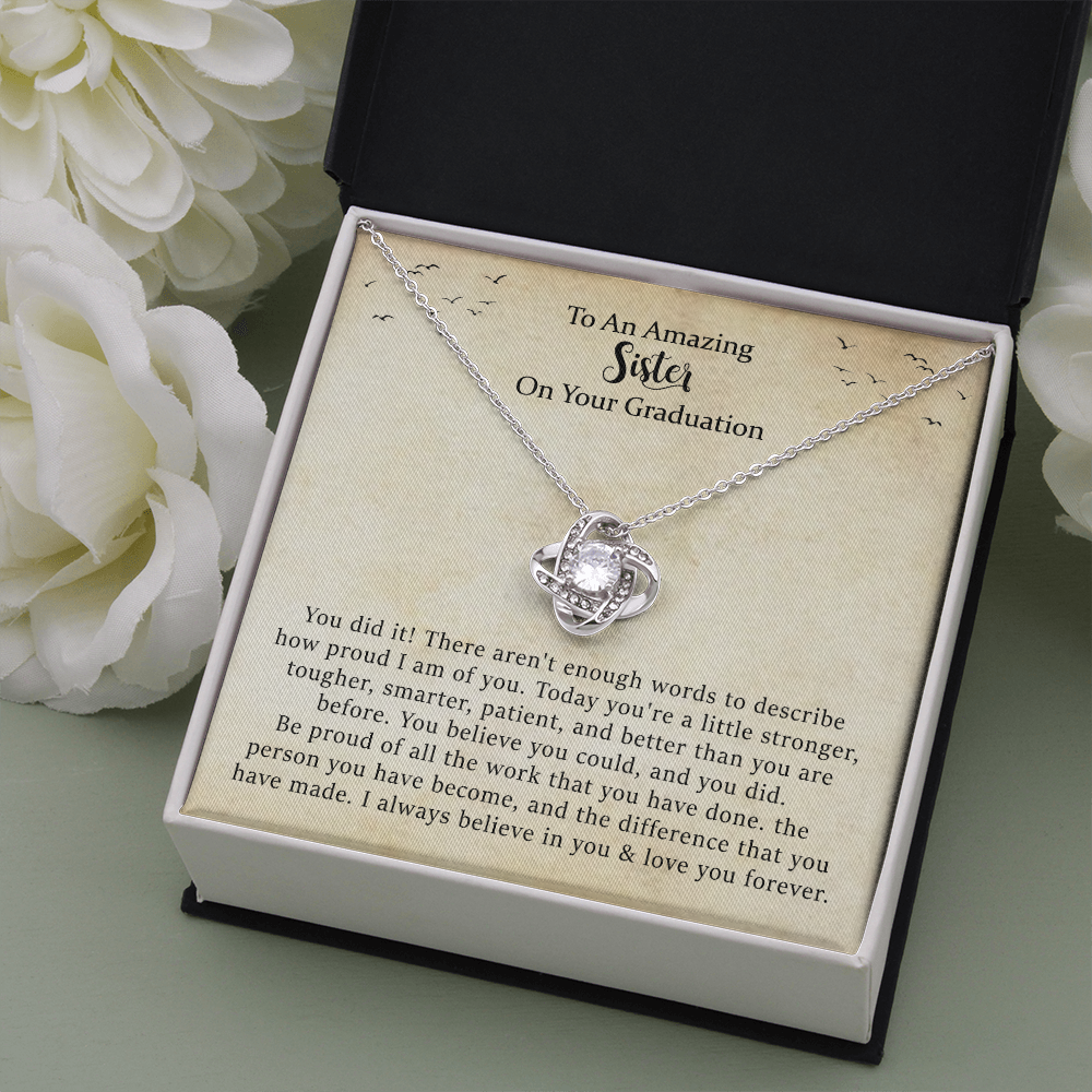 Sentimental Gift For Sister, Meaningful Present For Sister On Graduation, College Graduation Gift For Sister, Graduation High School Gift
