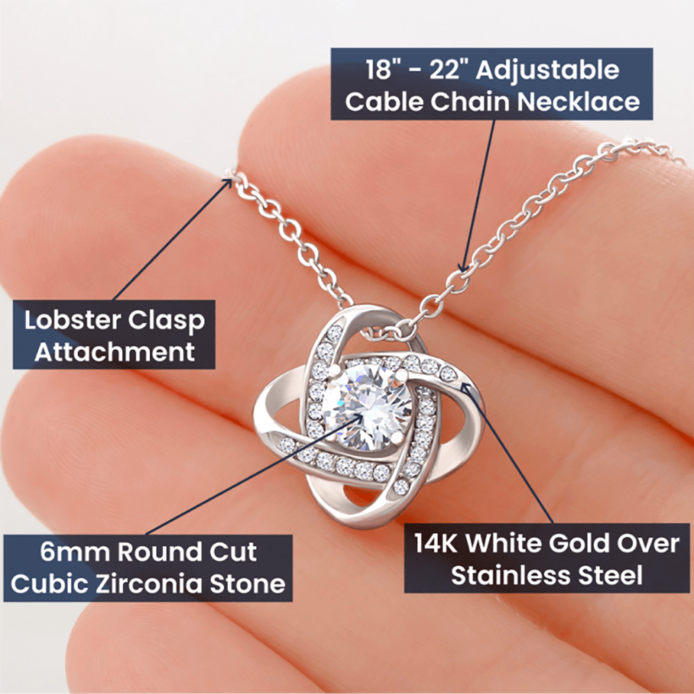 Friendship Is A Knot That Cannot Be Untied Necklace Gift For Friends