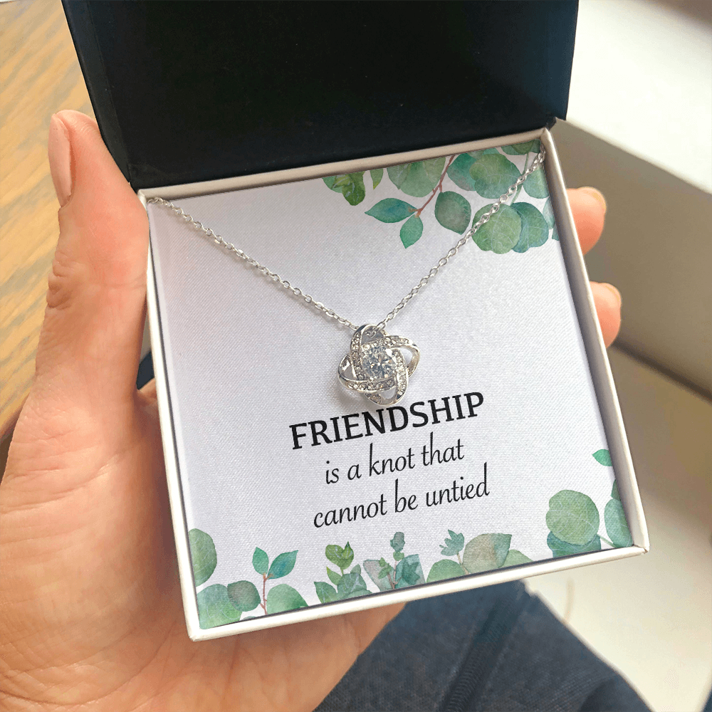 Friendship Is A Knot That Cannot Be Untied Necklace Gift For Friends