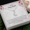 Gifts for Grandma Necklace Alluring Beauty Necklace Birthday Gifts for Grandma from Granddaughter