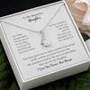 To My Beautiful Daughter - The Sunshine To My Days - Alluring Beauty Necklace