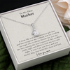 To My Dear Mother, The Sweetest Alluring Beauty Necklace Gift For Mom, Mother Gift For Valentine's, Birthday, Anniversary