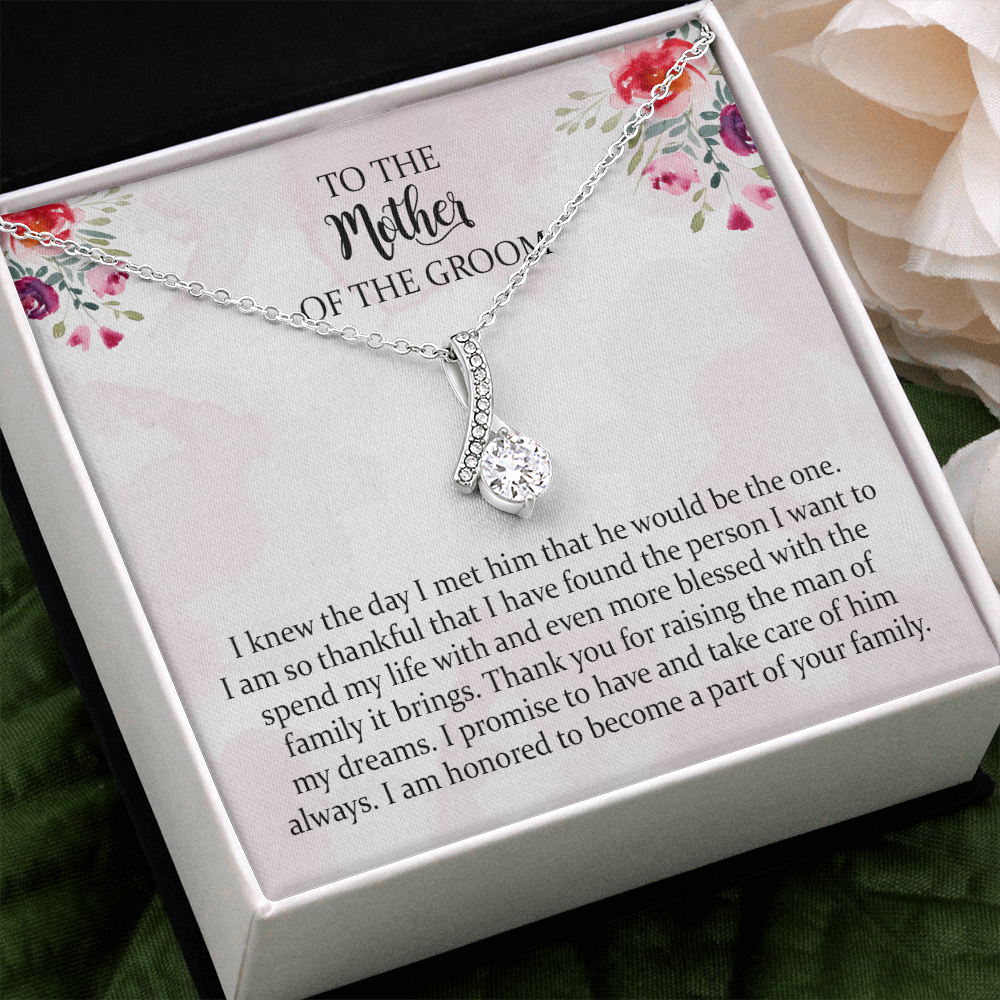 Mother-in-law Of The Bride Alluring Beauty Necklace Gift, Mother-in-law Of The Bride Gift From Daughter, Mother-in-law Of The Bride Necklace