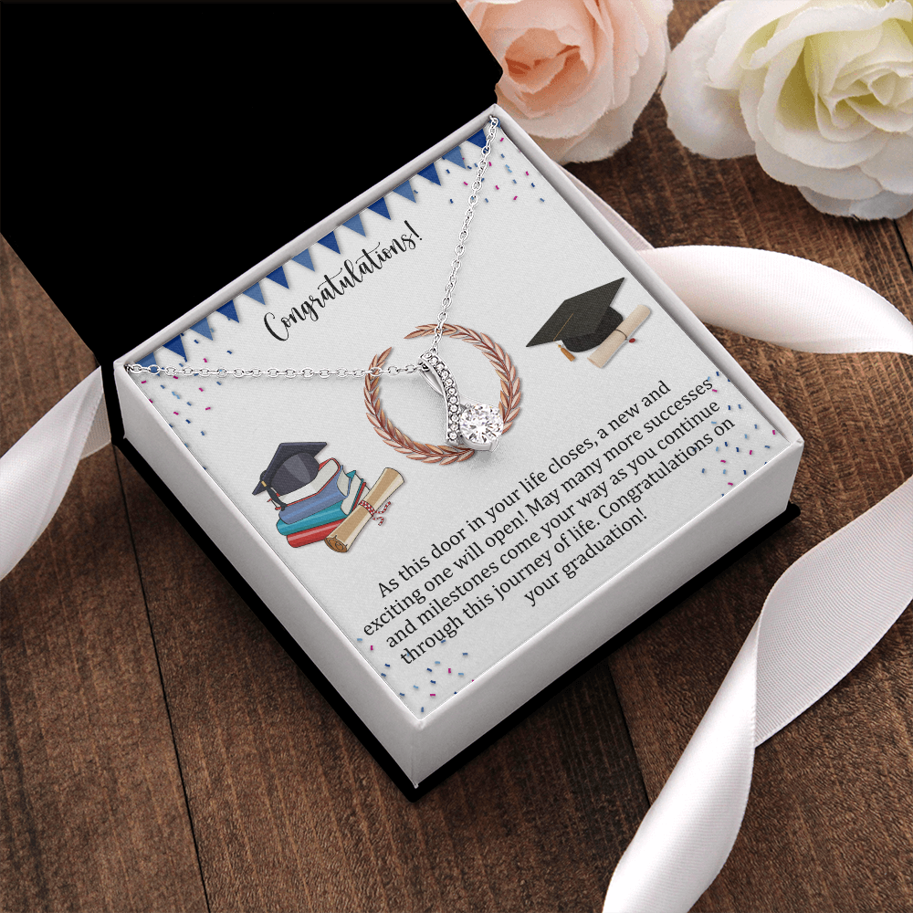 Graduation Perfect Alluring Beauty Necklace Gift For Her 2022,  College Graduation Gift For Her, High School, Senior Graduation, Class Of 2022, Graduation Gift For Girl