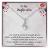 From Mother Of Groom To Bride Alluring Beauty Necklace Gift, Welcome To Our Family